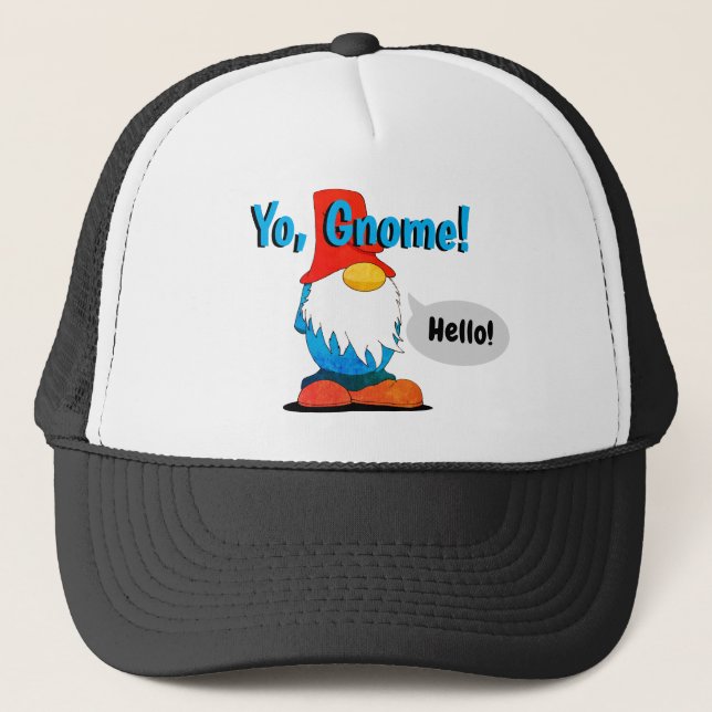 Gnome Trucker hat Truckerkappe (Vorderseite)