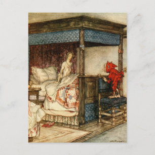 Gnome Überraschung von Arthur Rackham Postkarte