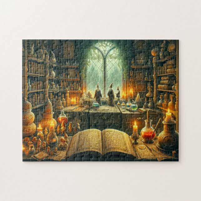 Gnome und das Studierzimmer des Zauberers Hüter de Puzzle (Horizontal)