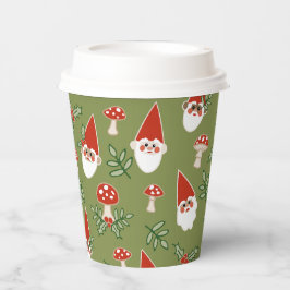 Gnome und Pilze im Grünen Wald Urlaub Pappbecher