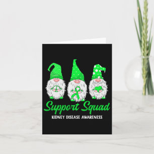 Gnome-Unterstützung Squad Green Ribbon Nierenerkra Karte