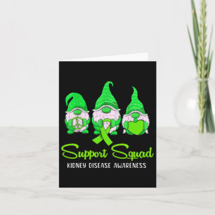 Gnome-Unterstützung Squad Green Ribbon Nierenerkra Karte