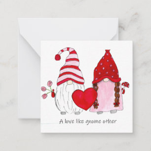 Gnome Valentine Eine Liebe wie gnome andere Mitteilungskarte