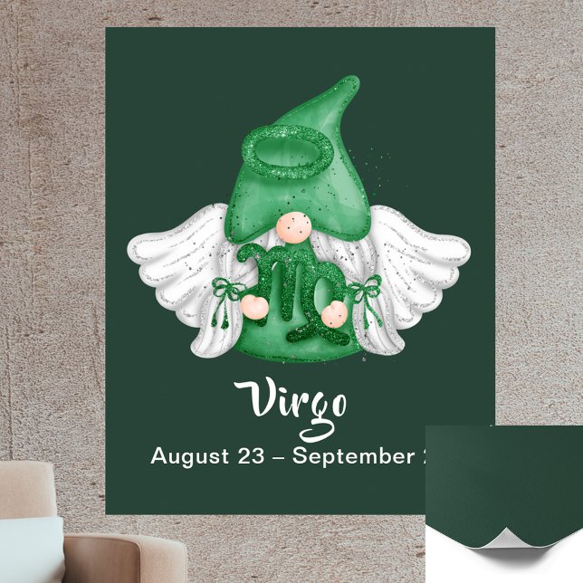 Gnome Virgo Astrologie Signature Angel 40" x 50" P Poster (Gnome Virgo Astrology Sign Angel 40" x 50" Poster)