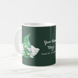 Gnome Virgo Astrologie Signieren Engel Ihren Namen Kaffeetasse