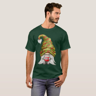 Gnome Wearing Strawberry Strick Hat und Jam Unisex T-Shirt