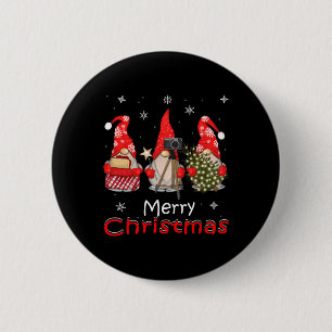 Gnome Weihnachten für Frauen Männer - Nomaden X Button