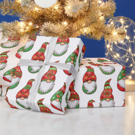 Gnome Weihnachtswrapping Paper Geschenkpapier