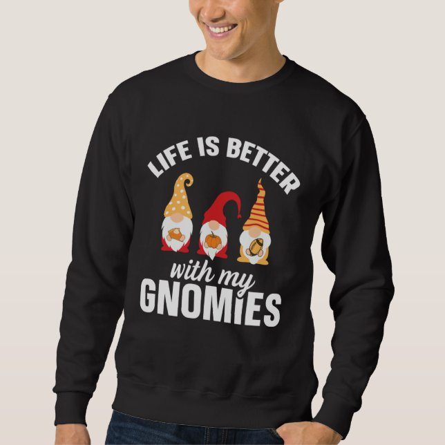 Gnome  With Gnomies Pumpkin Spice Gnome Sweatshirt (Vorderseite)