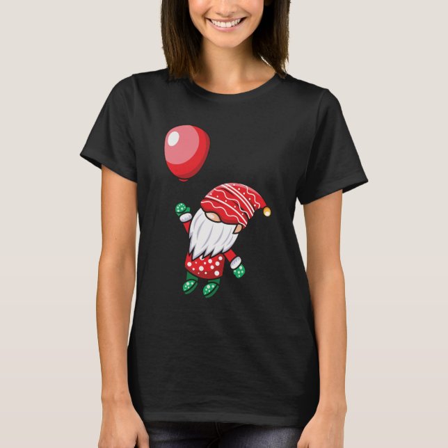 gnome with red balloon T-Shirt (Vorderseite)