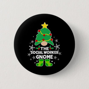 Gnome Xmas Familie Weihnachten Button