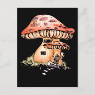 Gnome Zuhause Postkarte