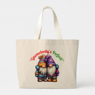 Gnomebody's Perfekte-Gnom-Kunst Jumbo Stoffbeutel