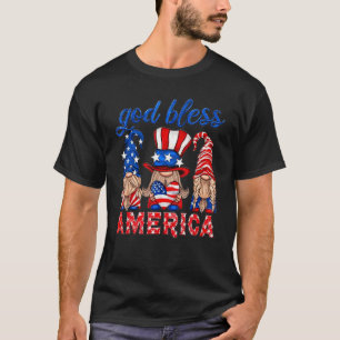 Gnomes 4. Juli 2022 Patriotic American Usa Gn T-Shirt