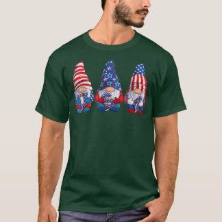 Gnomes 4. Juli Funny American Patriotic USA T-Shirt