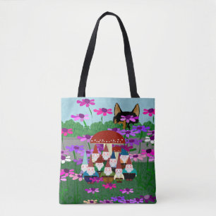Gnomes Allover Tasche
