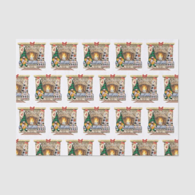 Gnomes auf Zuhause Seidenpapier (Vorderseite)