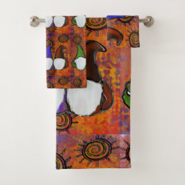 GNOMES BADHANDTUCH SET