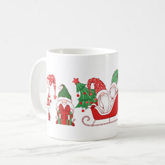 Gnomes Christmas Parade Sleigh & Gifts Kaffeetasse