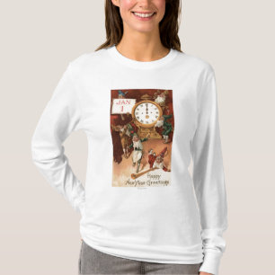 Gnomes, die um eine Uhr Partying sind T-Shirt