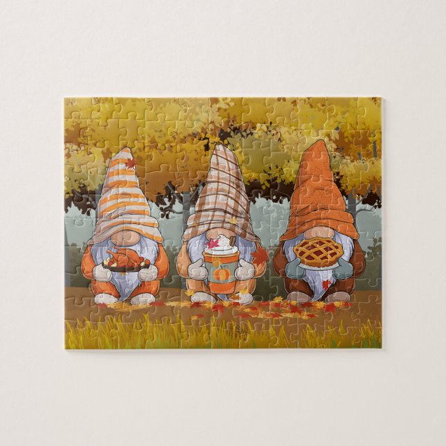 Gnomes Erntedank Puzzle (Horizontal)