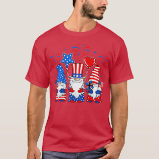 Gnomes feiern Unabhängigkeitstag 4. Juli Pa T-Shirt