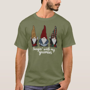 Gnomes Hangin mit My Gnomies Holiday T - Shirt