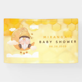 Gnomes Honeycomb Bees Baby Showbanner Banner