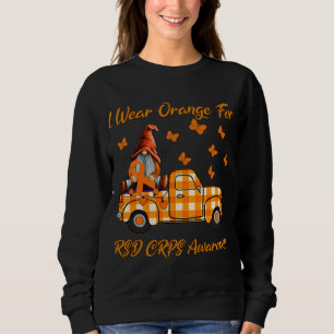 Gnomes I trage Orange für RSD CRPS Awareness Sweatshirt