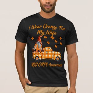 Gnomes ich Orange für meine Ehefrau RSD CRPS Ausze T-Shirt