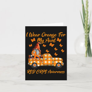 Gnomes Ich trage Orange für meine Tante Rsd Crps A Karte