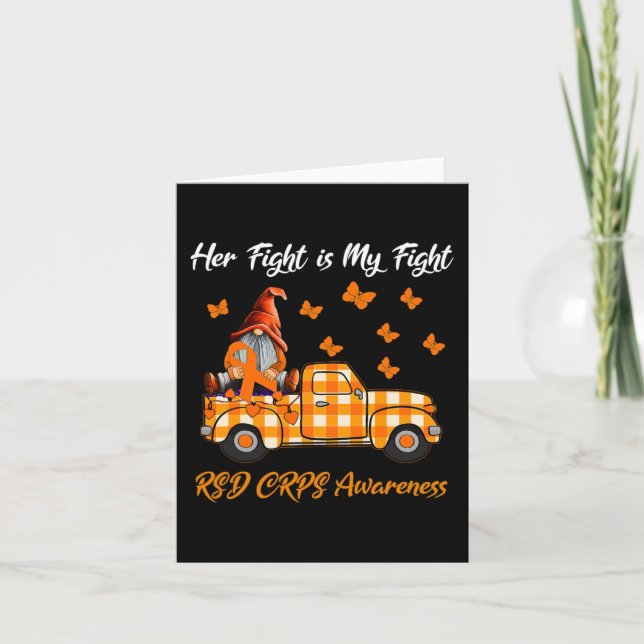 Gnomes Ihr Kampf ist mein Kampf RSD CRPS Bewusstse Karte (Vorderseite)