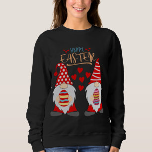 Gnomes Jagd Eier Happy Ostertag Sweatshirt