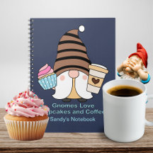 Gnomes Liebe Cupcakes und Kaffee Individuelle Name