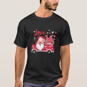 Gnomes Liebe Herz Vintager LKW Valentinstag Cou T-Shirt