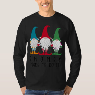 Gnomes ließ mich das Nordic Santa Gnome Funny Chri T-Shirt