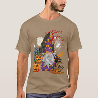 Gnomes mit Beängstigenden Pumpkins Owl Hexenhügel T-Shirt