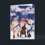 Gnomes Music Band Funny Christmas Card Karte<br><div class="desc">Funny Christmas Cards mit Happy Gnome Musical Band - Zeichn - oder wählen / Fügen Sie Ihren einzigartigen Text / Name / Farbe - Make Your Special Christmas Card Gift - Umgestalten und verschieben oder entfernen und hinzufügen / Elemente / Text mit Anpassungs-Tool ! Zeichn und Design von MIGNED. Bitte...</div>