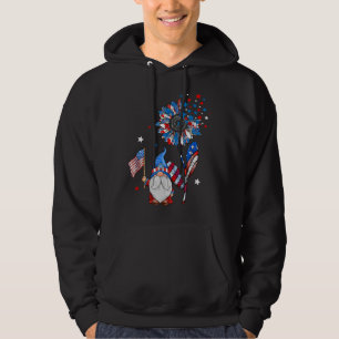 Gnomes Niedlich 4. Juli US-Flagge Amerika Unabhäng Hoodie