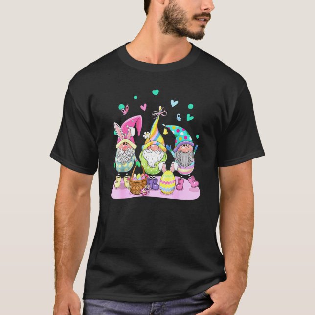 Gnomes Niedlich Ester Egg Apparel Osterfamilie Ma T-Shirt (Vorderseite)