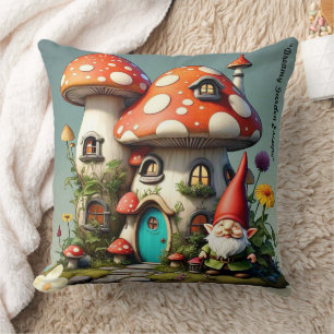 "Gnomes Paradies gefunden" Kissen
