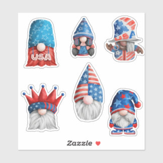Gnomes-Party in den USA Aufkleber