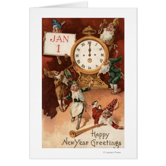 Gnomes Partying rund um eine Uhr (Vorne)