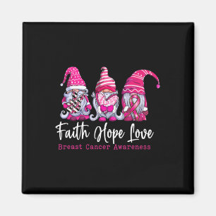 Gnomes Pink Krieger Glaube Hoffnung Liebe Brustkre Magnet