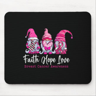 Gnomes Pink Krieger Glaube Hoffnung Liebe Brustkre Mousepad