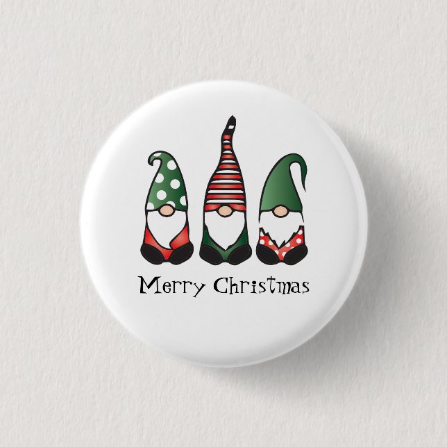 Gnomes Red Green Button (Vorderseite)