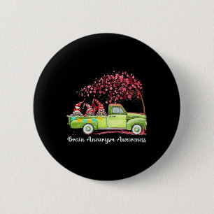 Gnomes Riding Truck Gehirn Aneurysm Bewusstsein Button