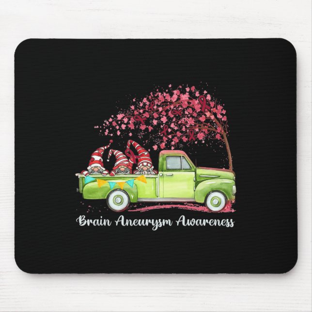 Gnomes Riding Truck Gehirn Aneurysm Bewusstsein Mousepad (Vorne)