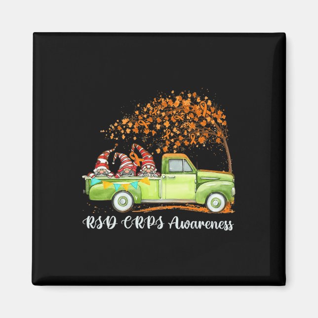 Gnomes Riding Truck Rsd Crps Bewusstsein Magnet (Vorne)