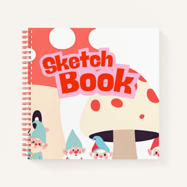 Gnomes Sketchbook Notizbuch (Vorderseite)